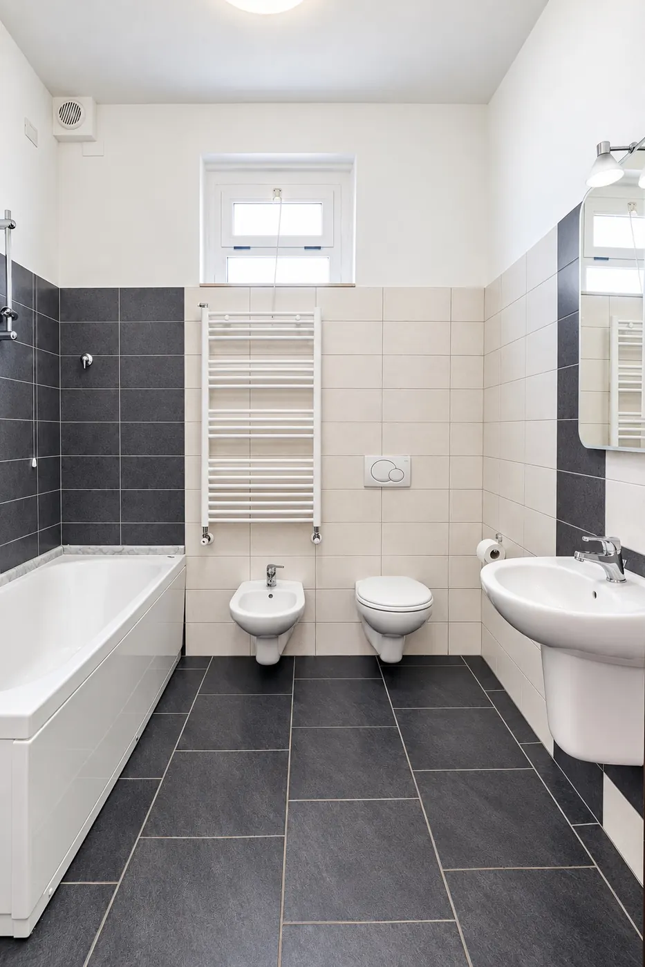 Il bagno con la vasca
